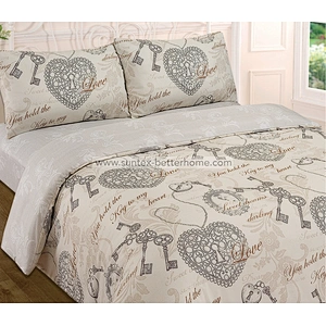 Microfibre brossé 4 pièces housse de couette housse de couette drap housse taies d'oreiller ensemble de literie