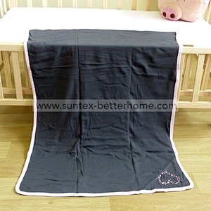 Étoiles en gros doubles couches 100% coton interlock couvertures pour bébés