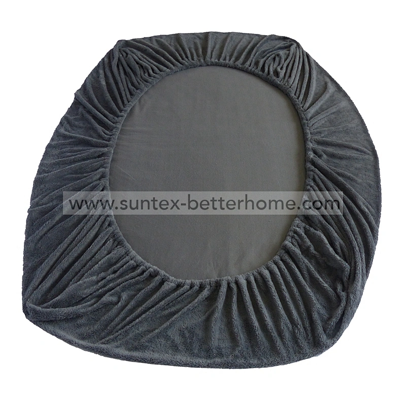 100% poliéster Teddy Fleece Fitted Sheet Venta al por mayor Funda de colchón Protector de colchón