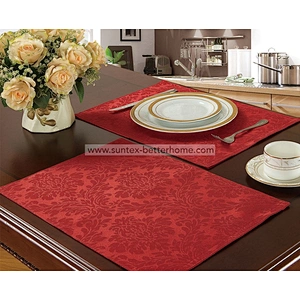 Mantel individual de jacquard 100% poliéster