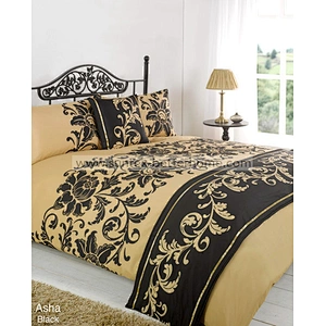 Luxury Duvet Cover Bed Linen Set 100% Polyester Microfiber Bed Runner and Cushion