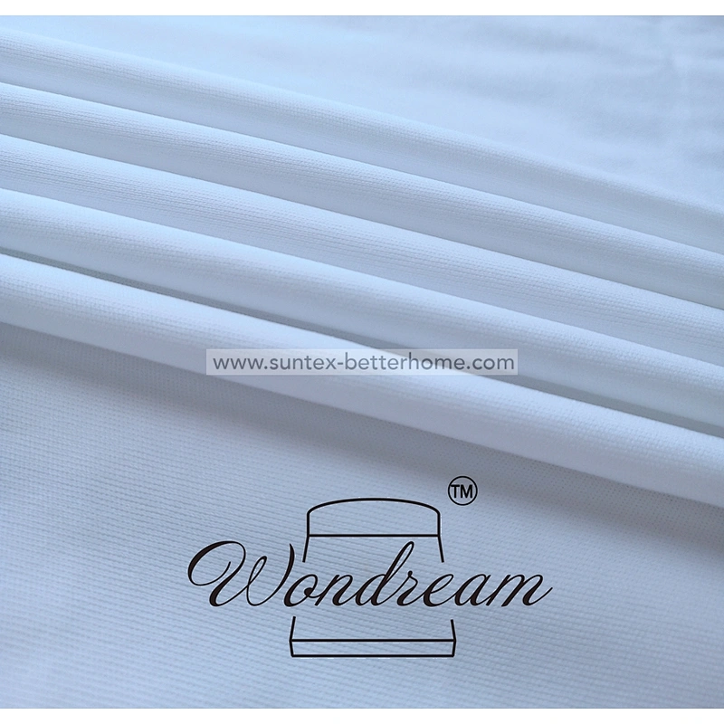 100%Polyester Knitted Fabric Waterproof Mattress Encasement with Zipper