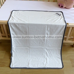 Couverture de bébé 100% coton imprimée Interlock double couches