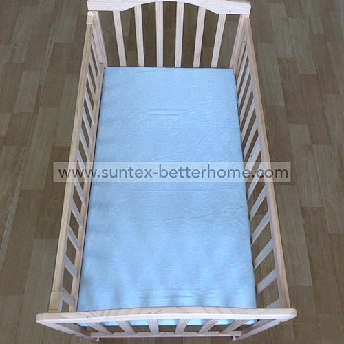 Étoiles personnalisées imprimées 100% coton mousseline bébé drap de lit ajusté étanche