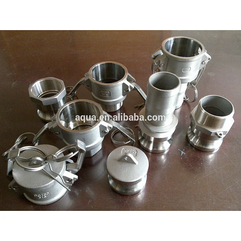 اقتران Camlock الفولاذ المقاوم للصدأ