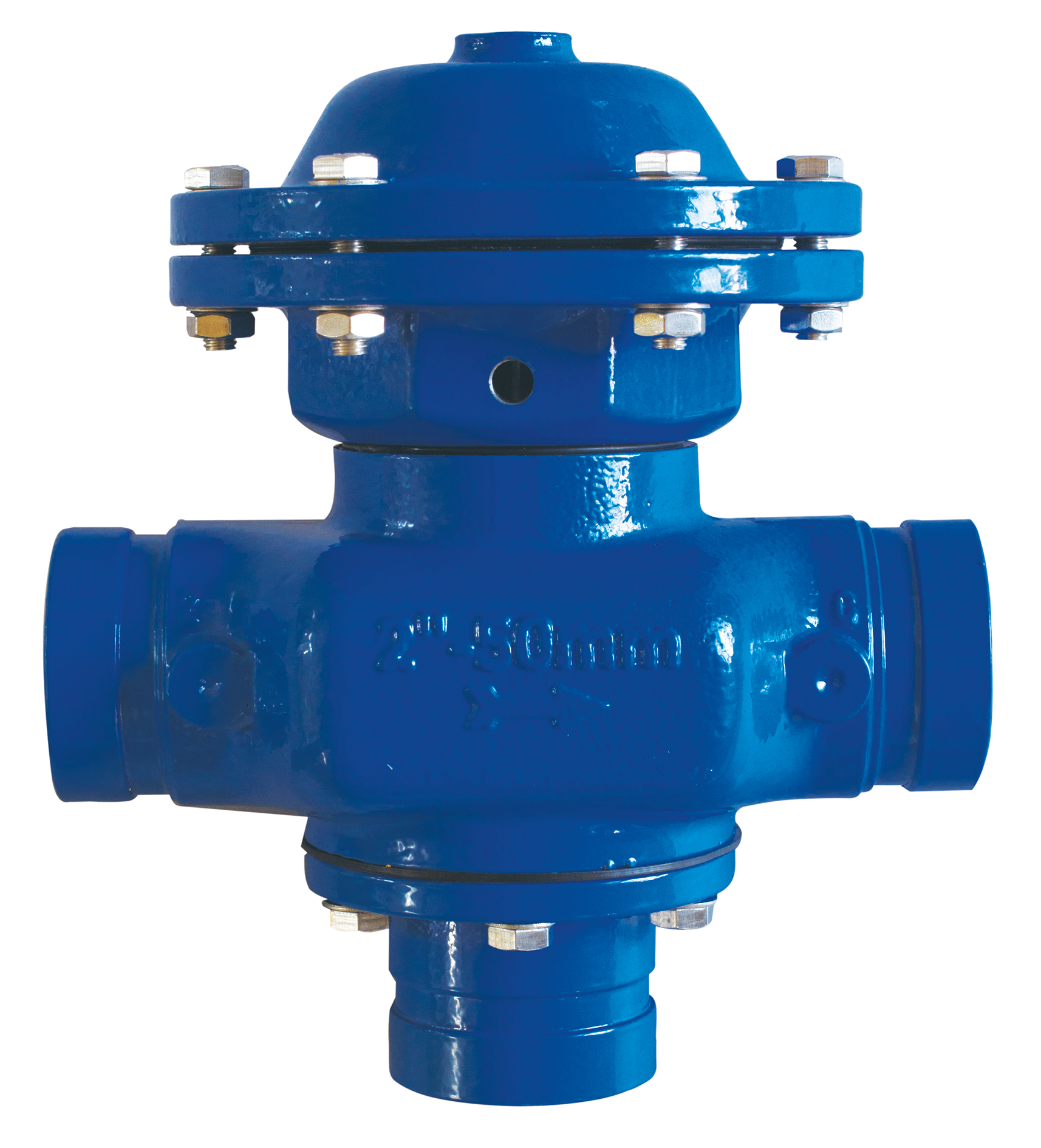 Backwash valve for irrigation water filter system