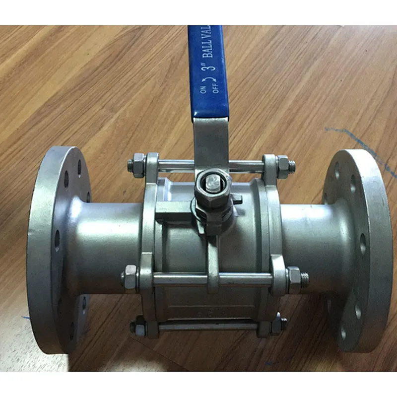 Flanged 3PCS ball valve 2PCS Ball valve