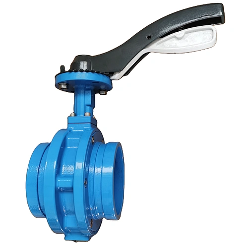 Ductile Iron groove Butterfly Valve