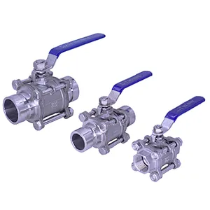 3PC 1000wog Ball Valve with Grooved End