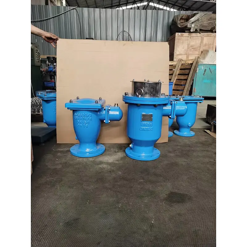 Full bore big size air valve DN150-DN300 triple function