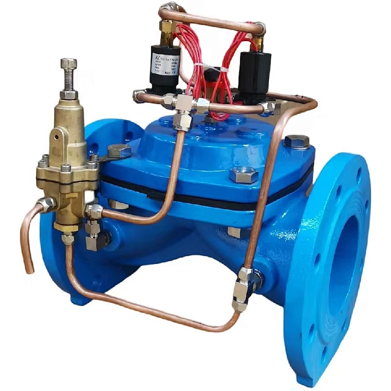 Two mode solenoid control pressure reducing valve