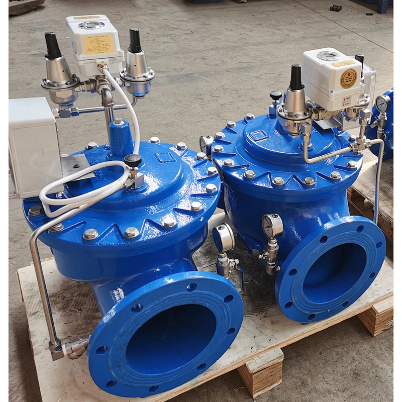 Dual stage pressure reducing valve