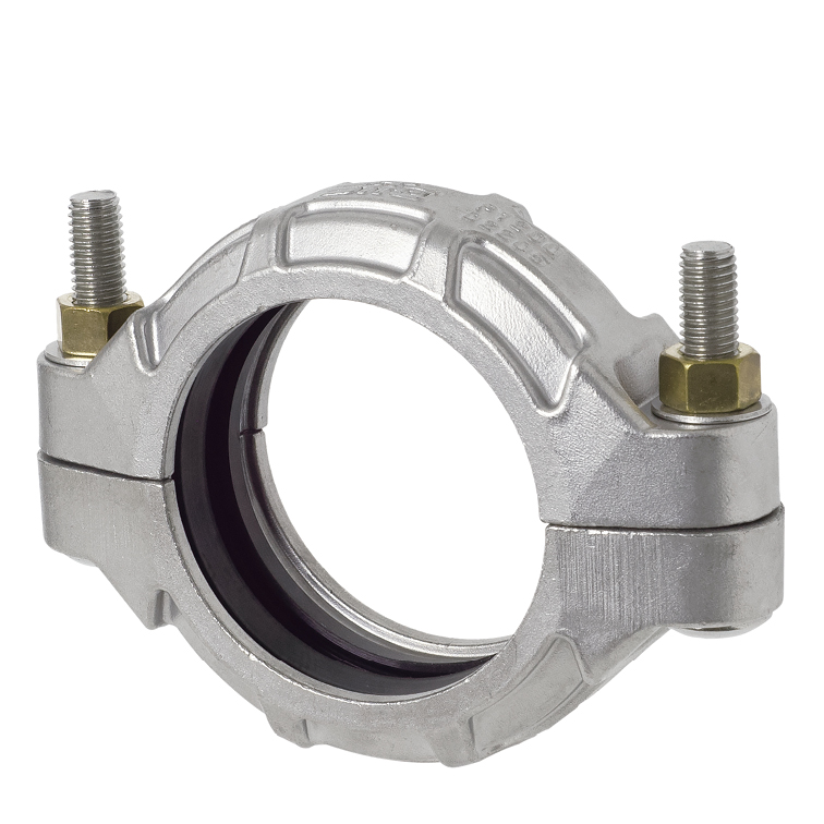 High pressure groove coupling in stainless steel duplex