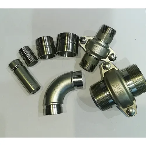 stainless steel cut groove adaptor
