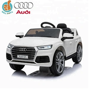 Best Selling Model One seat License Audi Q5 SUV Baby Ride on car