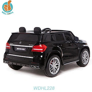 Two seat electric motor car for kids to drive mercedes benz GLS