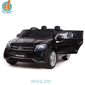 Two seat electric motor car for kids to drive mercedes benz GLS