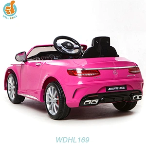 Double Door and 2 battery Big baby electric License ride on car  Mercedes Benz