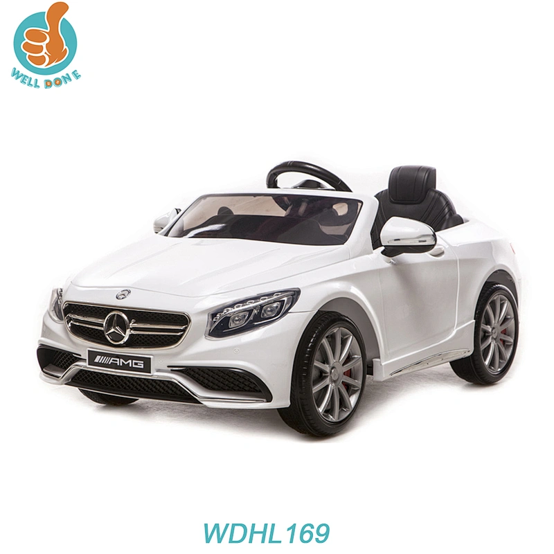 Double Door and 2 battery Big baby electric License ride on car  Mercedes Benz