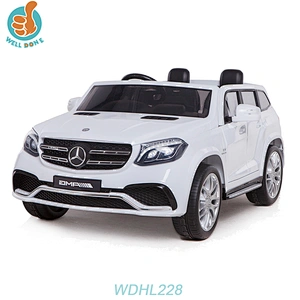 Two seat electric motor car for kids to drive mercedes benz GLS