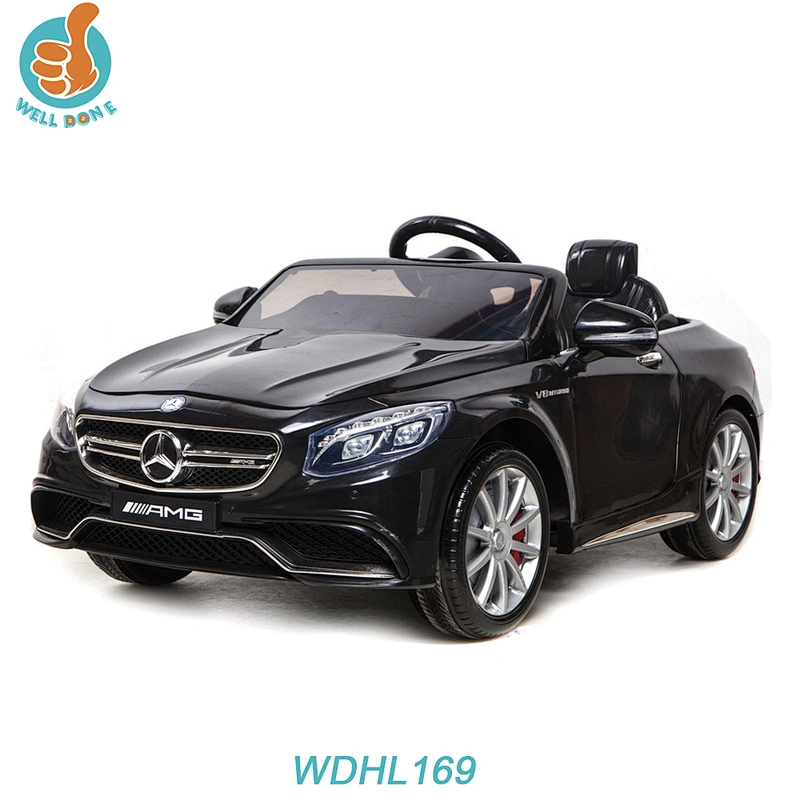Double Door and 2 battery Big baby electric License ride on car  Mercedes Benz