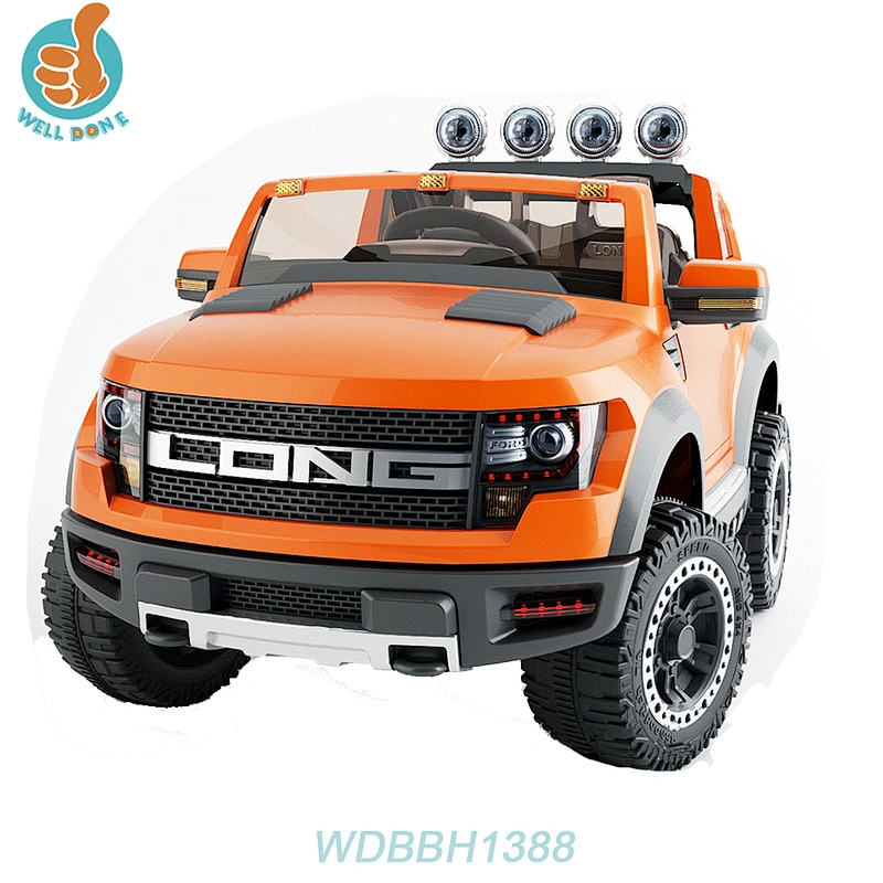 Big size with light and pull bar electric car for kids