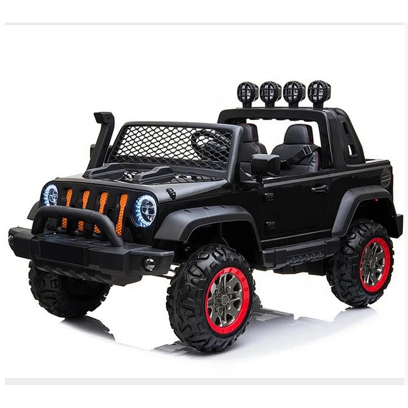 2.4G Remote control and LED light 4 wheel electric kids  car 24v kids