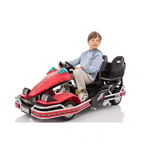 Parents with Children all can drive in 45W motor three seat electric go kart