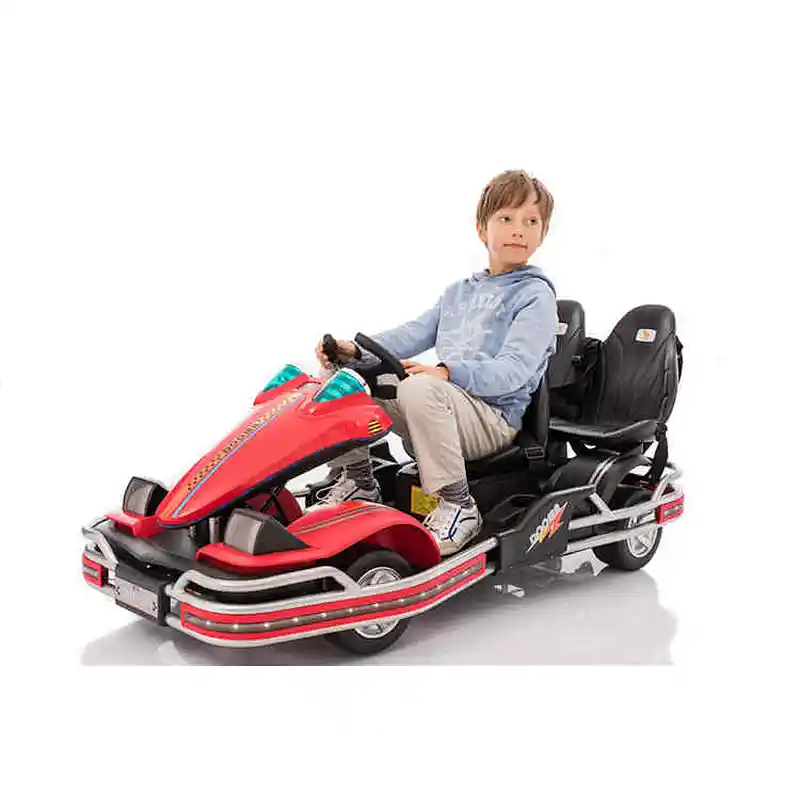 Parents with Children all can drive in 45W motor three seat electric go kart