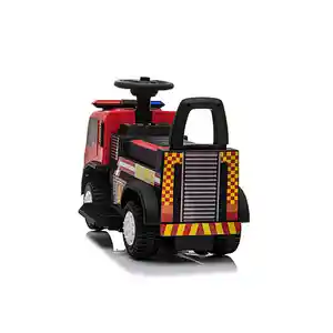 New Model Push button start fire truck ride on car kids