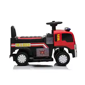 New Model Push button start fire truck ride on car kids
