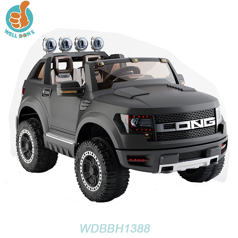 Big size with light and pull bar electric car for kids