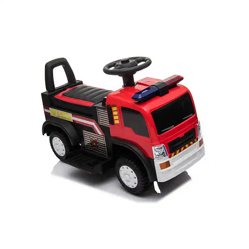 New Model Push button start fire truck ride on car kids