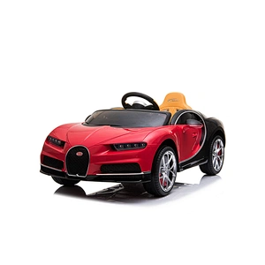 Super Sport car model License kids electric ride on car bugatti to drive