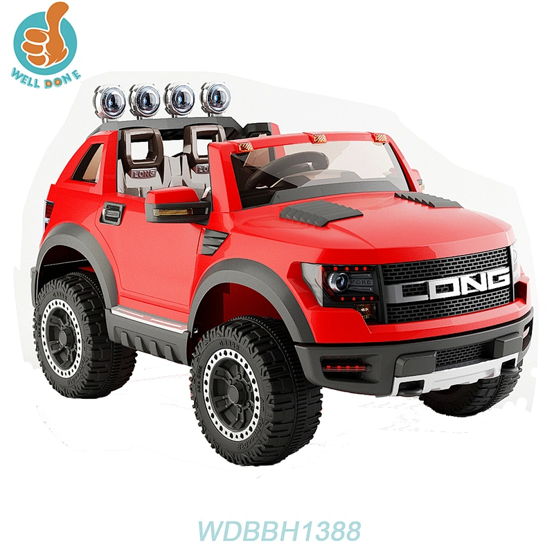 Big size with light and pull bar electric car for kids