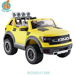 Big size with light and pull bar electric car for kids