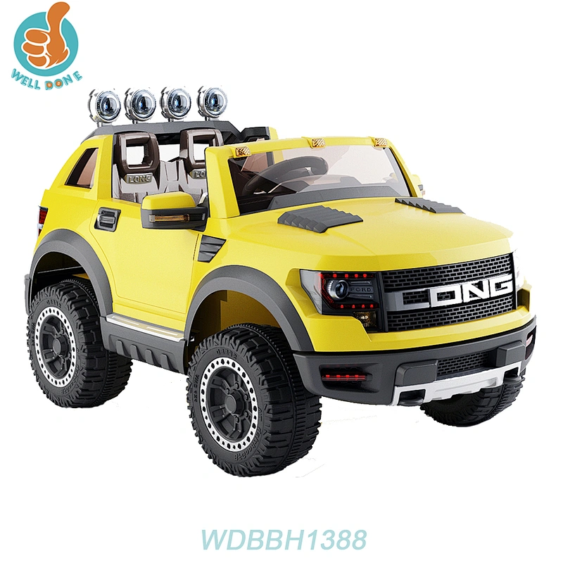 Big size with light and pull bar electric car for kids