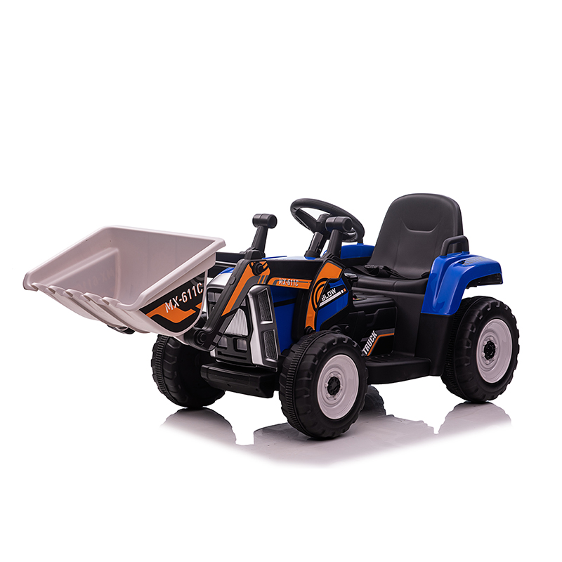 Children's bulldozer model can ride with MP3 music player and 2.4R/C function, electric drive can be moved