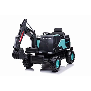 2022 New Arrival kids rechargeable cars tractor electric toys ride on car 24v kids excavator with mu