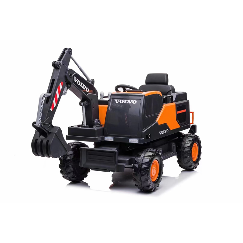 2022 New Arrival kids rechargeable cars tractor electric toys ride on car 24v kids excavator with mu