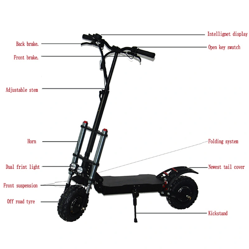 China Cheap Kick Scooters 10 Inch 1000w Two Wheels Moto