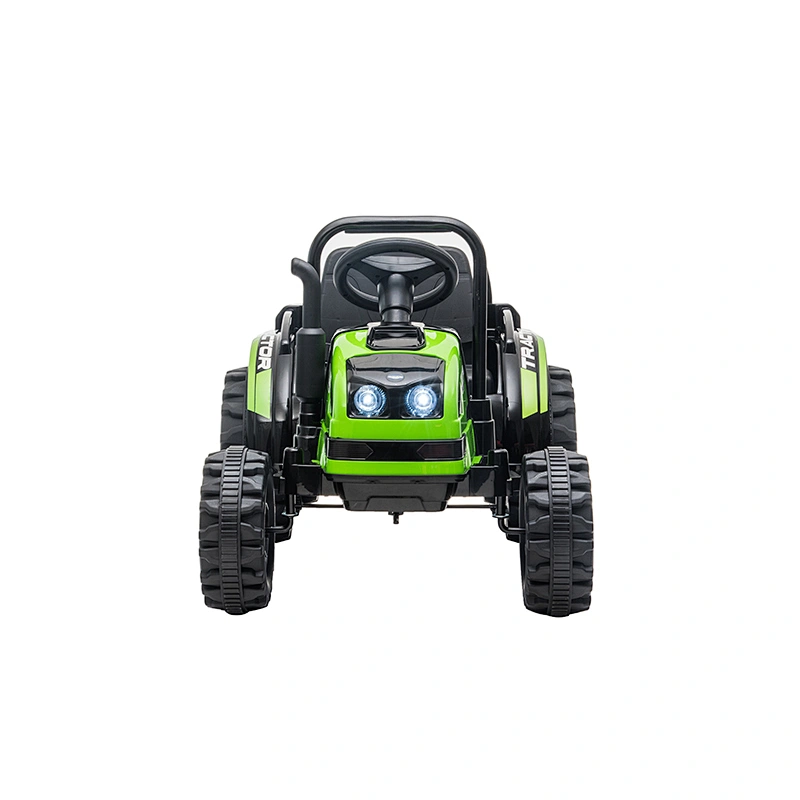 2022 Toy Car Electric Trailer Four-Wheels Ride on Car Red White Green Yellow Vehicle for Kids