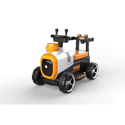 kids plastic car ride on toy with music and light suitable for kids range from 2-6 years old to play with with cute shape