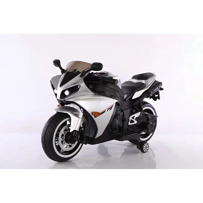 Child Electric Motorcycle Toy Car Red White Blue Color Plastic for 5 9 Years Kids Music Led Light USB Power Battery Style Story