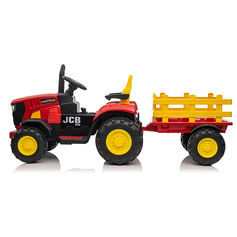 WDHL-3388 2023 New arrival children's toy tractor 12V kids ride on car with trailer