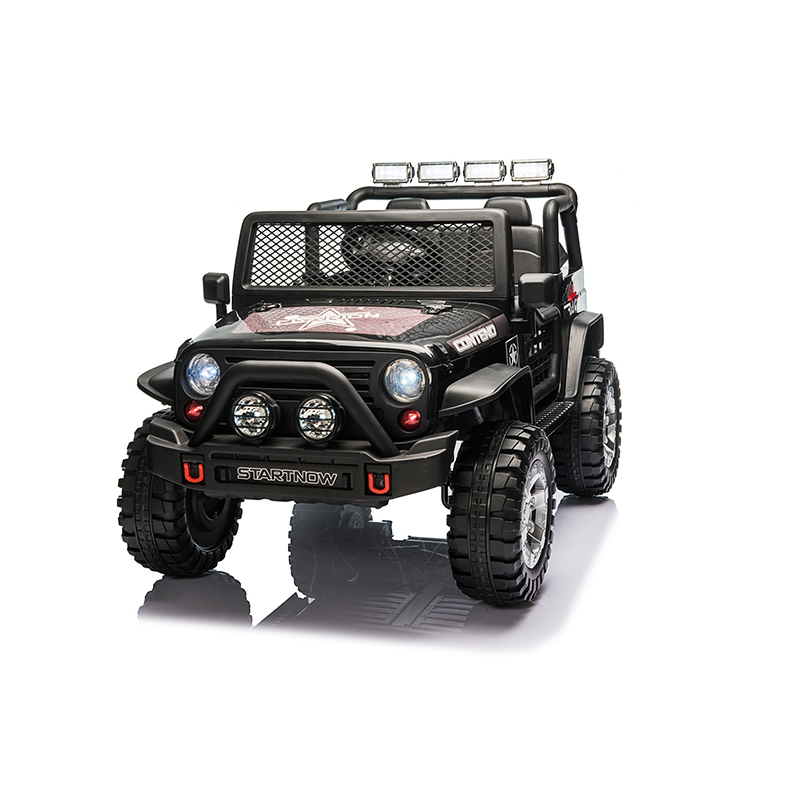 Electric toy car baby off-road car with double open doors