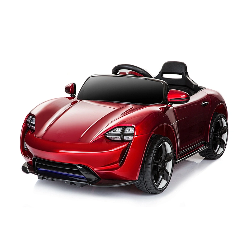 Popular electric kids ride on sport car with two open doors