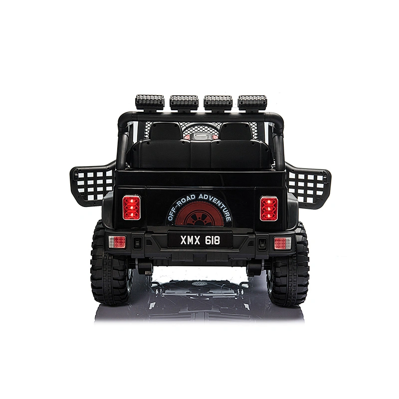 Electric toy car baby off-road car with double open doors