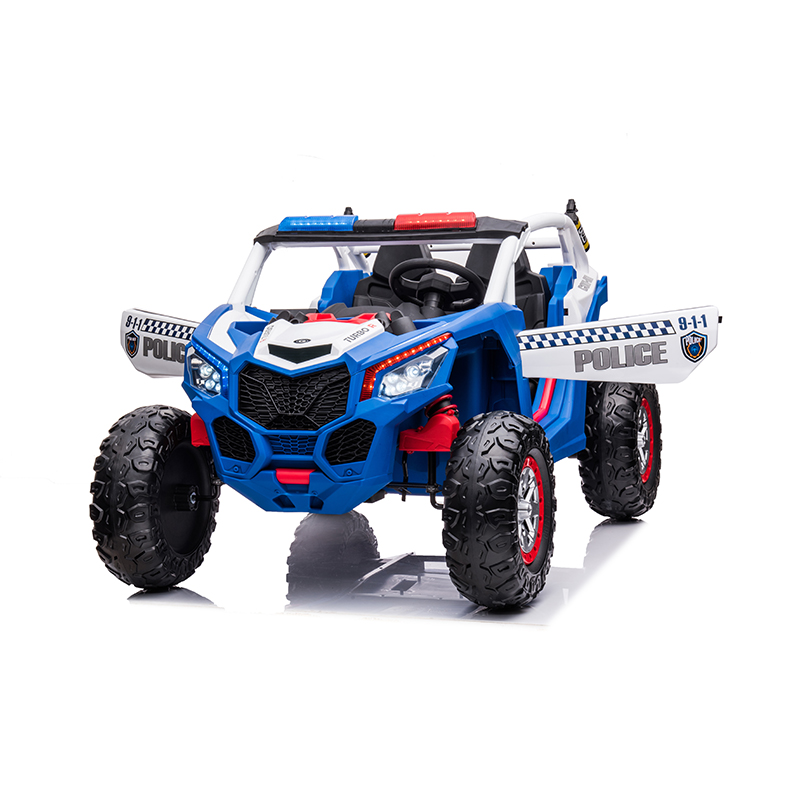 Double Door Front and back headlights Kids Ride On Car music and Shock absorption Truck Children ride on car