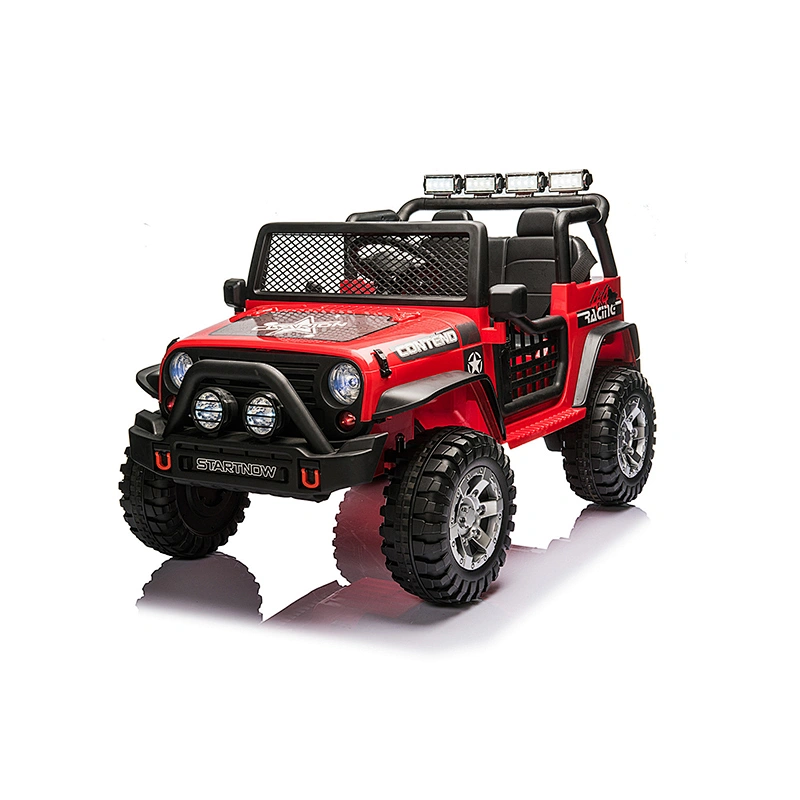 Electric toy car baby off-road car with double open doors